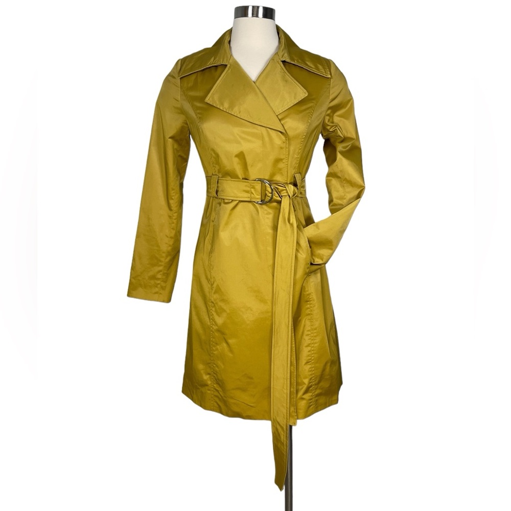 Sheen Mustard Trench Coat